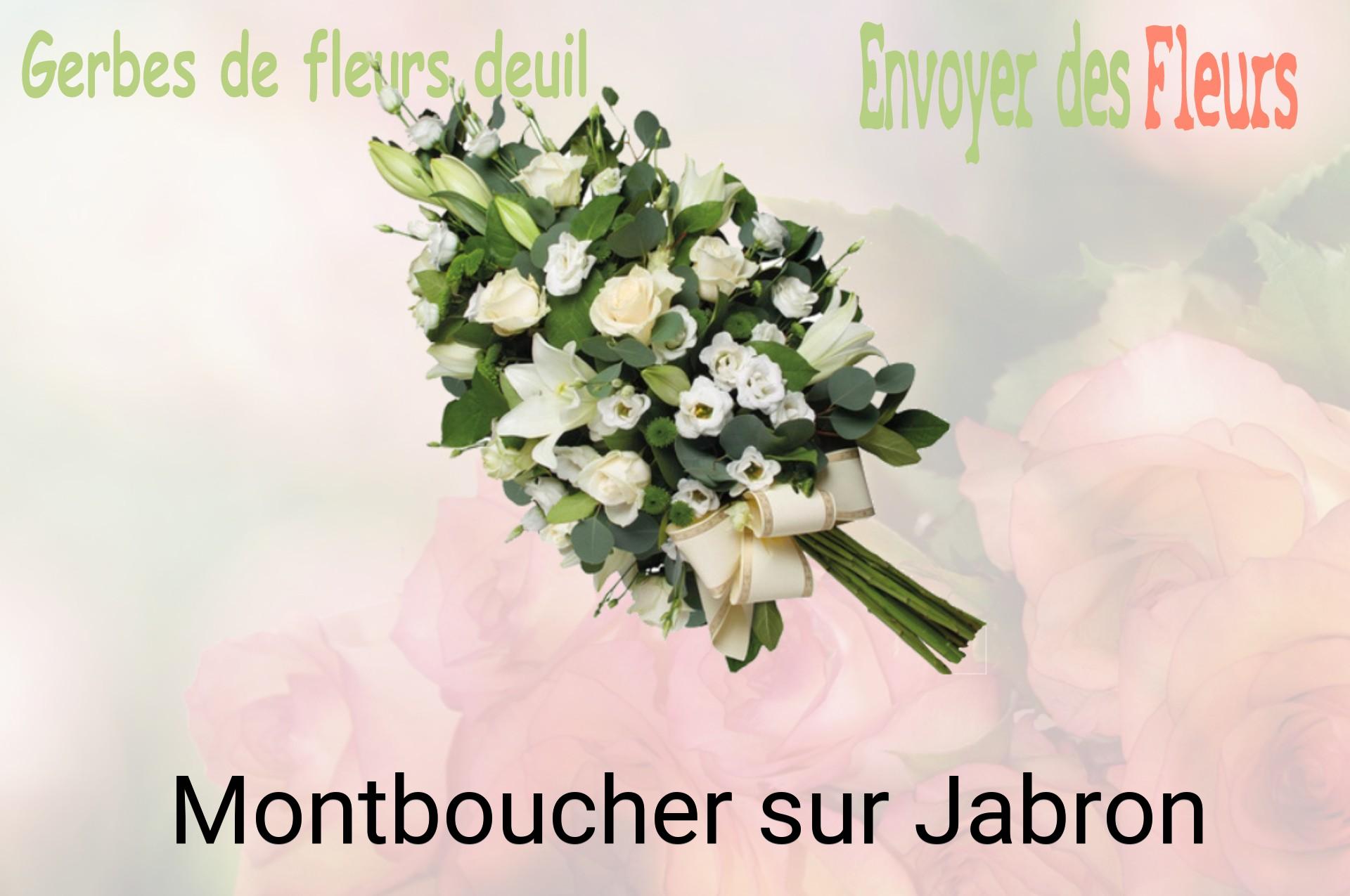 Gerbe de fleurs de deuil livrée à Montboucher-sur-Jabron